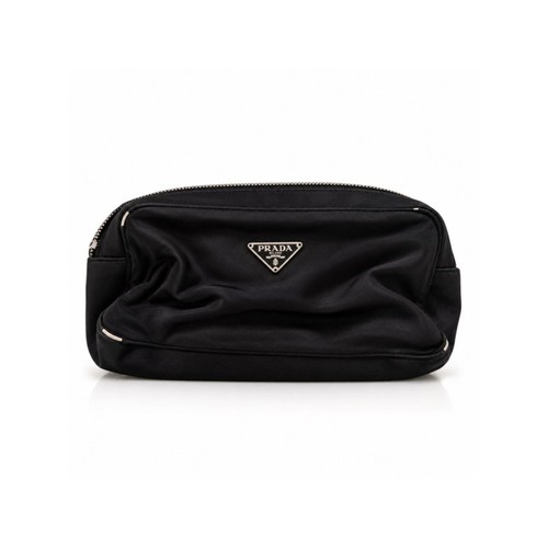 Prada black satin - black, cosmetic