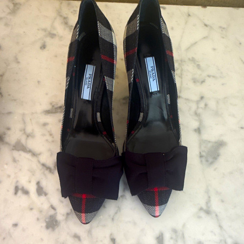Prada women plaid slip - prada, slip-on