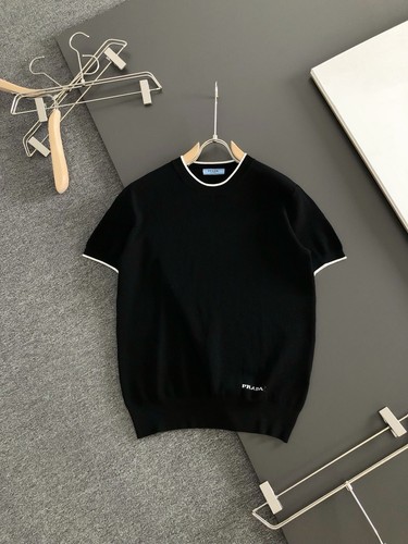 Prada black knit - short, sleeve